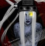  final_fantasy final_fantasy_vii jenova long_hair lowres ranmaru salia-strife solo white_hair yellow_eyes 