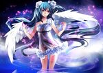  dress hatsune_miku squadra twintails vocaloid wings 