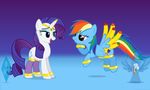  cutie_mark equine female feral flirting friendship_is_magic genie horn horse lesbian mammal my_little_pony navitaserussirus pegasus pony rainbow_dash_(mlp) rarity_(mlp) unicorn wings 