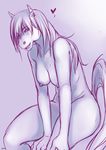  azelyn breasts equine eris female horse kneeling mammal marefurryfan nipples nude raised_tail solo 