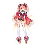  1girl alyn_(fairy_fencer_f) artist_request character_request copyright_request fairy_fencer_f female official_art simple_background solo standing tsunako white_background 