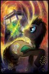  blue_eyes brown_hair crossover cutie_mark derpy_hooves_(mlp) doctor_who doctor_whooves_(mlp) equine feral francisco-k friendship_is_magic fur glowing hair horse looking_back male mammal my_little_pony necktie pony sonic_screwdriver tardis the_doctor 
