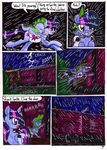  bag bipedal comic cutie_mark dragon duo english_text equine female feral friendship_is_magic hair horn jumping lightning male mammal marker_(art) mixed_media my_little_pony newyorkx3 pen_(art) purple_eyes purple_hair quadruped rain raining saddle_bag scalie spike_(mlp) text traditional_media train train_carriage twilight_sparkle_(mlp) water wet wet_hair winged_unicorn wings 