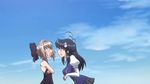  2girls alignment_you!_you! animated animated_gif kiss lowres multiple_girls sakurako_(alignment_you!_you!) yuri 