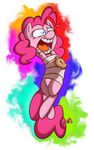  equine female feral friendship_is_magic fur hair horse key lock long_hair mammal mickeymonster my_little_pony open_mouth pink_fur pink_hair pinkie_pie_(mlp) pony solo straight_jacket straitjacket teeth tongue 