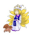  gen_1_pokemon pokemon pokemon_(creature) touhou vulpix yakumo_ran 