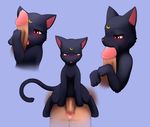  cat darkmirage feline female feral frottage human licking luna male oral penetration penis pussy sailor_moon sucking tongue 