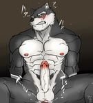  ????? abs anal anal_penetration anthro balls beefcake biceps big_muscles big_penis black_nose blush canine claws clenched_teeth cum disembodied_penis dog duo erection fangs fur gantetsu gay grey_eyes grey_fur hentist humanoid_penis husky leaking looking_at_viewer male mammal muscles nipples nude overlooking_high pecs penetration penis plain_background precum scar sex sitting smile solo spread_legs spreading teeth toned vein white_fur wolf 