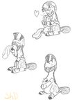  apple_bloom_(mlp) black_and_white bow cub cutie_mark duo equine eyes_closed female feral friendship_is_magic half-closed_eyes horse kissing mammal monochrome my_little_pony pony shdingo sitting vorarephilia vore young zebra zecora_(mlp) 