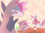  bow bows dragon fox hydreigon pokemon sylveon 