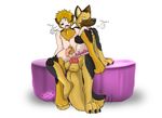  anal anal_penetration anthro canine chair_position dog duo erection fox0808 gay german_shepherd male mammal penetration penis sex transformation 