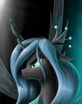  equine female feral friendship_is_magic hair horn horse my_little_pony pony queen_chrysalis_(mlp) solo winged_unicorn wings zigword 