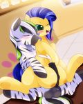 blush breasts cum equine female feral freckles friendship_is_magic hair horse horsecock kohtek mammal milky_way_(character) my_little_pony open_mouth penis pony teats titfuck tongue two_tone_hair zebra 