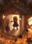  alice_margatroid blonde_hair christmas flandre_scarlet gift hairband kirisame_marisa ladle multiple_girls ribbon sankuma short_hair star touhou when_you_see_it wings yellow_eyes 