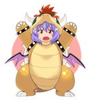  bowser bowser_(cosplay) cosplay looking_at_viewer mario_(series) ooike_teru remilia_scarlet solo super_mario_bros. touhou 