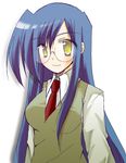  aono_makishi bad_id bad_pixiv_id glasses kari_(instrumental) necktie school_uniform solo torikoro 
