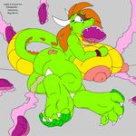  anthro badgerben big_breasts breasts dragon female horn huge_breasts magicmirror maxirobe slime slug slugs swelling 