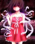  bad_id bad_pixiv_id bookmark brown_hair cokumu dress gorgon kuchinawa living_hair long_hair monogatari_(series) otorimonogatari red_eyes sengoku_nadeko snake spoilers tears 