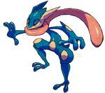  bad_tumblr_id frog full_body gen_6_pokemon greninja no_humans outstretched_arm pokemon pokemon_(creature) solo tongue tongue_out transparent_background 