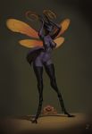  antennae anthro arthropod breasts compound_eyes drooling duo female human insect insectoid legwear male mammal nipples non-mammal_breasts nude pussy saliva solo_focus stinger stockings tarantula_hawk_wasp voyeur wasp wide_hips wings zaggatar 