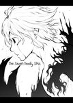  blood bloody_tears copyright_name gamigamimissile greyscale male_focus meliodas monochrome nanatsu_no_taizai nude simple_background solo tears white_background 