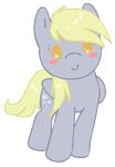  amber_eyes animated blonde_hair blush cutie_mark derpy_hooves_(mlp) dimwitdog equine female feral friendship_is_magic fur grey_fur hair horse long_hair looking_at_viewer mammal my_little_pony pegasus plain_background pony smile solo transparent_background wings 