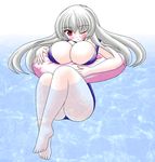  breasts huge_breasts imai_kazunari innertube rozen_maiden suigintou swimsuit tube 