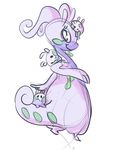  dragon female goodra goomy nintendo pok&#233;mon pok&eacute;mon slime slug unknown_artist video_games 