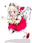  blonde_hair flandre_scarlet hat highres oouso open_mouth red_eyes red_footwear shoes solo touhou tripping wings 