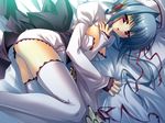  1girl chouun game_cg katagiri_hinata koihime_musou thighhighs white_legwear 