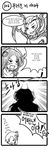  comic elise_(league_of_legends) green_dew greyscale highres irelia korean league_of_legends monochrome multiple_girls riven_(league_of_legends) translated 