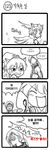  2girls comic facepalm green_dew greyscale highres korean league_of_legends lulu_(league_of_legends) monochrome multiple_girls quinn translated varus 