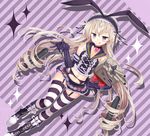  :q adapted_costume belt_collar black_gloves black_panties blonde_hair blush boots corset cross-laced_footwear drill_hair elbow_gloves frills garter_belt gloves gothic_lolita hairband heart heart-shaped_lock heart_lock_(kantai_collection) highres kantai_collection lace lace-trimmed_thighhighs lace-up_boots lock lolita_fashion long_hair looking_at_viewer matanonki navel panties purple_eyes rensouhou-chan shimakaze_(kantai_collection) skirt solo striped striped_legwear thighhighs tongue tongue_out torpedo underwear zettai_ryouiki 