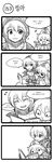  4koma ashe_(league_of_legends) comic green_dew greyscale highres korean league_of_legends lulu_(league_of_legends) monochrome multiple_girls translated yordle 