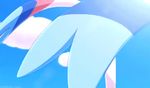  animal_ears animated animated_gif blue_eyes flower no_humans pokemon ribbon sylveon 