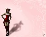  anthro be beautiful cat dress feline female ischta lyndwyn lynx nice 