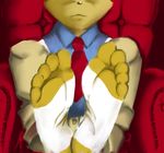  5_toes button canine chair fox hindpaw malak_osiris mammal necktie paws socks soles suit thecruelseasons toes 
