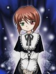  boku boku_in_black brown_hair hat heterochromia rozen_maiden short_hair souseiseki 