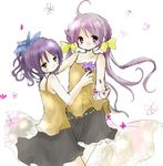  bad_id bad_pixiv_id multiple_girls original purple_eyes purple_hair skirt tsukiyo_(skymint) 