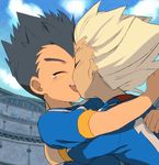  2boys child gouenji_shuuya hirano_kei inazuma_eleven inazuma_eleven_(series) kiss male male_focus multiple_boys shota yaoi 