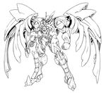  highres ledjoker07 mecha monochrome no_humans seireiki_rayblade solo 