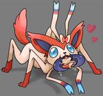  ambiguous_gender arthropod canine drooling eeveelution fox insect mammal nintendo plain_background pok&#233;mon pok&eacute;mon saliva sylveon unknown_artist video_games what 