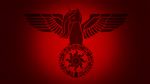  equine female feral friendship_is_magic hair horn horse logo mammal mane my_little_pony nazi plain_background pony red_background solo third_reich unknown_artist wallpaper winged_unicorn wings 