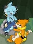  buizel dewott fellatio gay male mammal mustelid nintendo oral oral_sex otter penis pok&#233;mon pok&eacute;mon sex theothefox video_games 