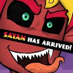  /mlp/ 2013 black_sclera comic english_text equestria_girls female hair monster my_little_pony portrait red_skin shark_teeth soul_piercing_eyes sunset_shimmer_(eg) text tounge_out two_tone_hair 