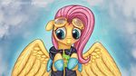  equine female feral fluttershy_(mlp) friendship_is_magic fur juice mammal my_little_pony pegasus solo spy wings xn-dragon yellow_fur 