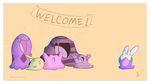  ambiguous_gender blizarro ditto goomy grimer gulpin happy muk nintendo open_mouth plain_background pok&#233;mon pok&eacute;mon swalot tongue video_games 