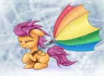  el42 equine female feral friendship_is_magic mammal my_little_pony pegasus scootaloo_(mlp) solo umbrella wings winter_is_coming xn-dragon young 