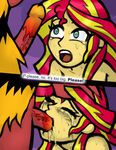  &lt;3 /mlp/ 2013 clothing comic crying demon dickgirl equestria_girls female forced hair human intersex my_little_pony oral oral_sex penis plain_background rape red_skin selfcest sex square_crossover sunset_shimmer_(eg) sweat text two_tone_hair yellow_skin 