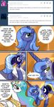  cute english_text equine female feral friendship_is_magic horn horse loopend mammal my_little_pony pony princess_celestia_(mlp) princess_luna_(mlp) smile text tumblr winged_unicorn wings 